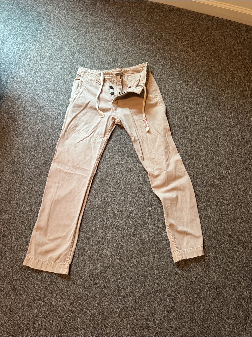 True Religion Casual Button-Fly Pants